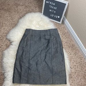 Bebe Grey A-line Skirt Sz 2